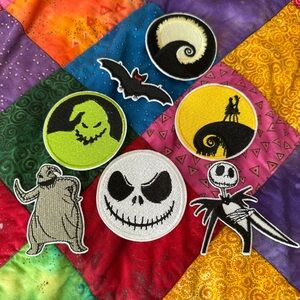 The Nightmare Before Christmas Iron-On Patches